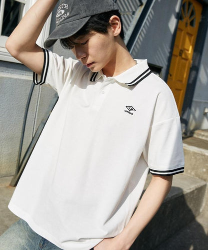 聯名款 單點Logo 珠地POLO衫