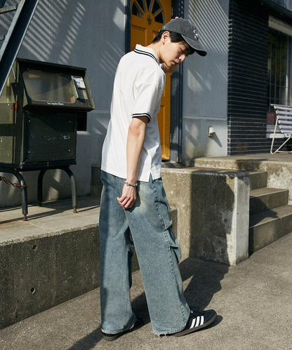 聯名款 單點Logo 珠地POLO衫