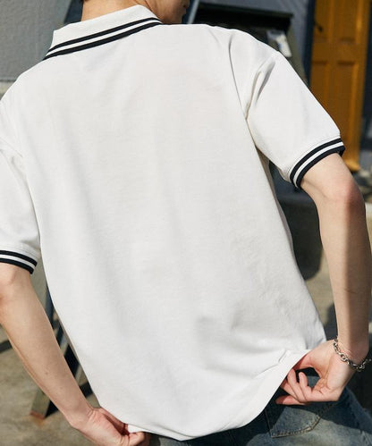 聯名款 單點Logo 珠地POLO衫