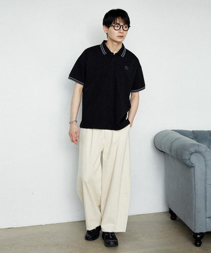 聯名款 單點Logo 珠地POLO衫