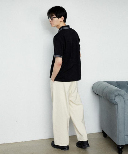 聯名款 單點Logo 珠地POLO衫