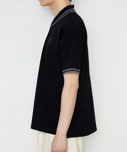 聯名款 單點Logo 珠地POLO衫