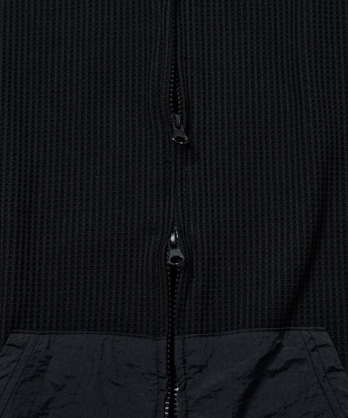 抽繩 科技風 口袋 拉鍊 保暖尼龍 連帽外套