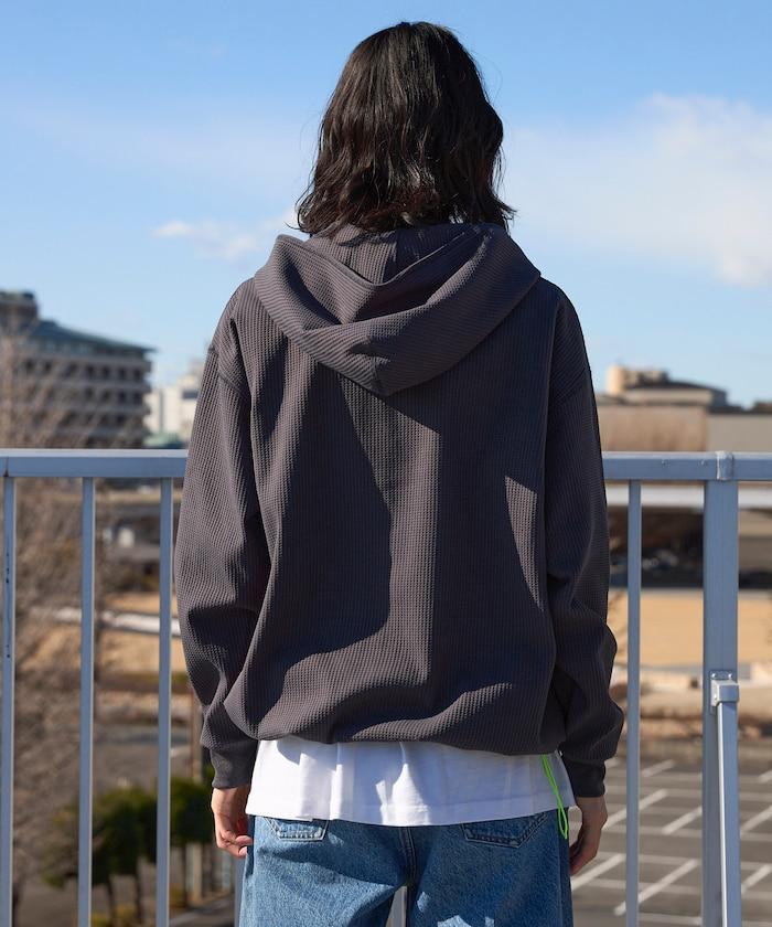 抽繩 科技風 口袋 拉鍊 保暖尼龍 連帽外套