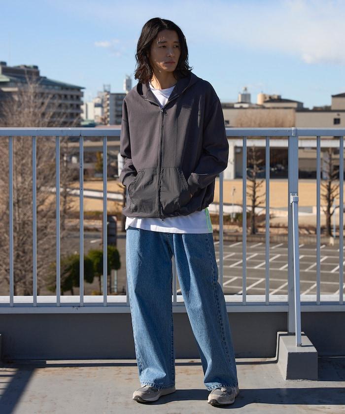 抽繩 科技風 口袋 拉鍊 保暖尼龍 連帽外套