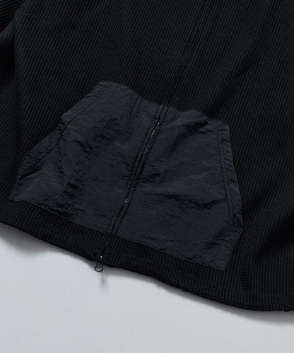 抽繩 科技風 口袋 拉鍊 保暖尼龍 連帽外套