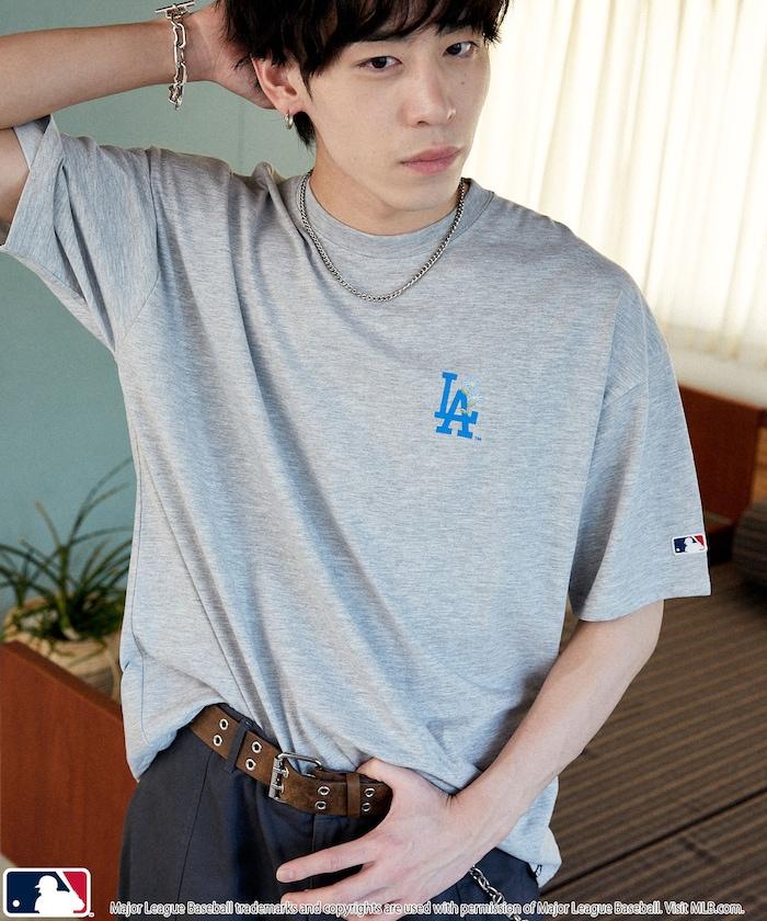 MLB 聯名款 小花刺繡 點綴設計 T恤