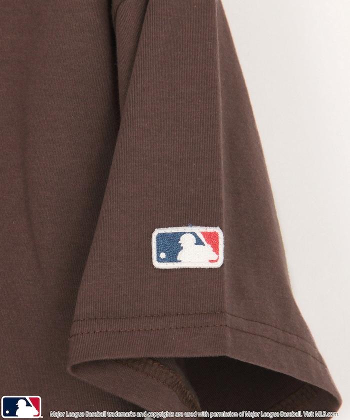 MLB 聯名款 小花刺繡 點綴設計 T恤