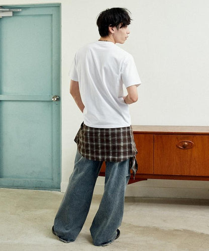 MLB 聯名款 小花刺繡 點綴設計 T恤