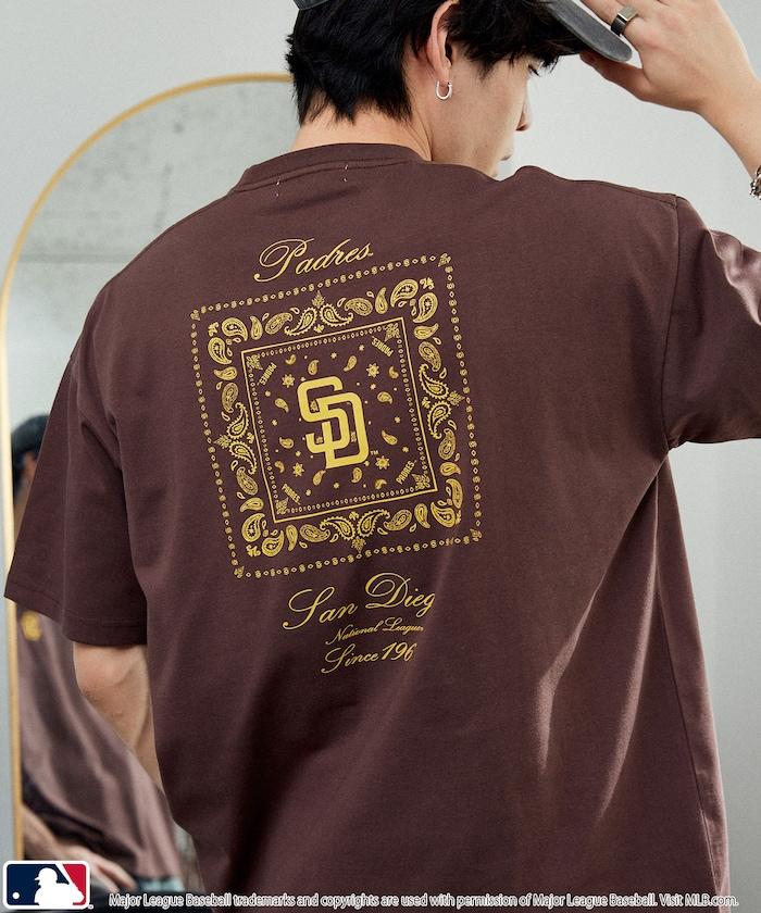 聯名 MLB 後背頭巾印花 T恤