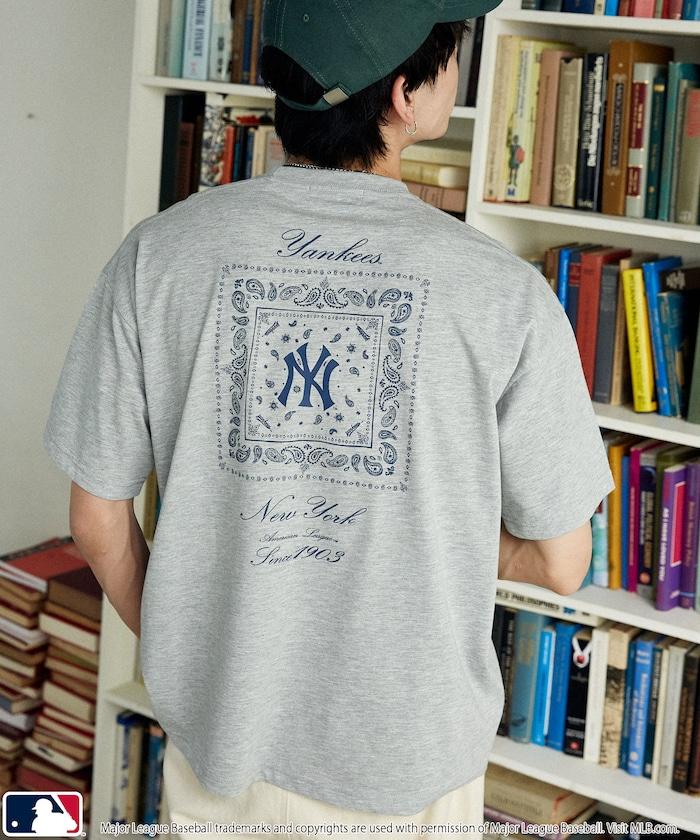 聯名 MLB 後背頭巾印花 T恤