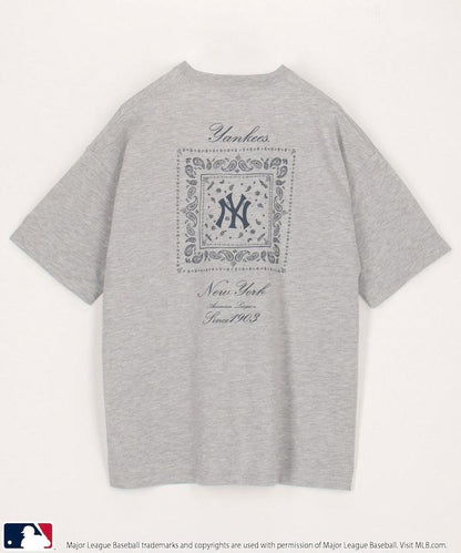 聯名 MLB 後背頭巾印花 T恤