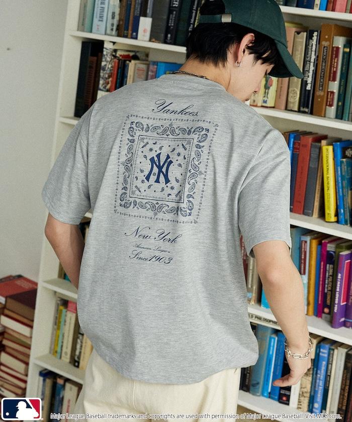 聯名 MLB 後背頭巾印花 T恤