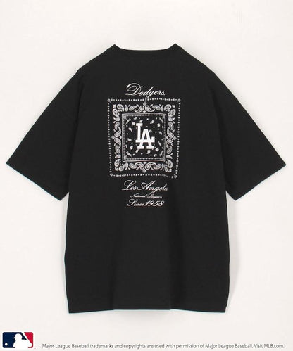 聯名 MLB 後背頭巾印花 T恤