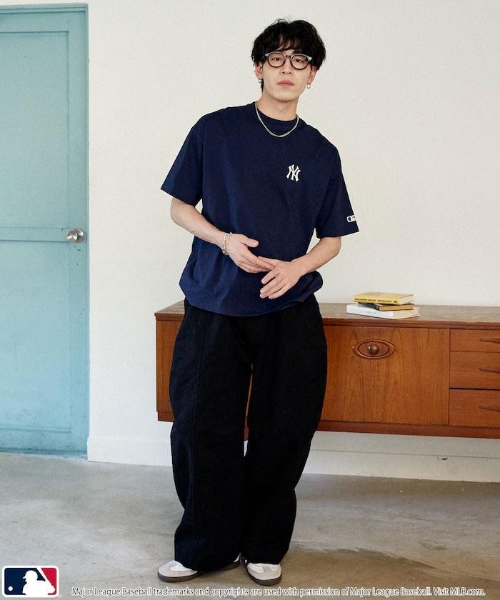 聯名 MLB 後背頭巾印花 T恤