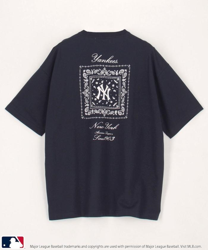 聯名 MLB 後背頭巾印花 T恤