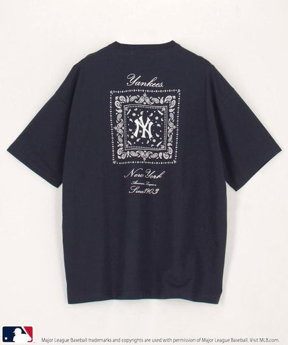 聯名 MLB 後背頭巾印花 T恤