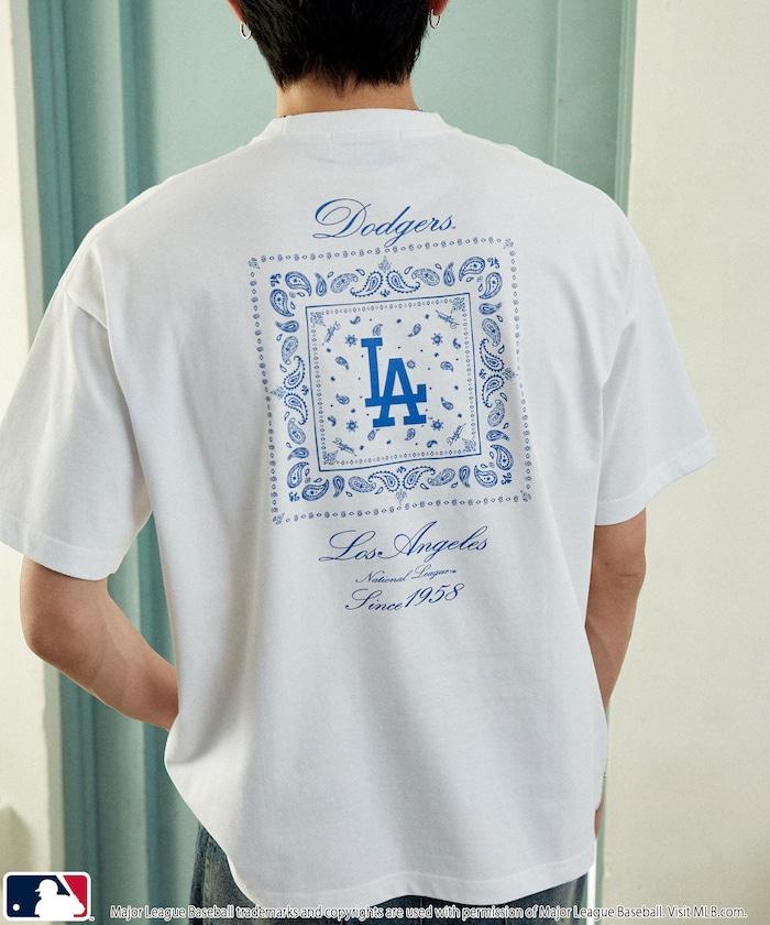 聯名 MLB 後背頭巾印花 T恤