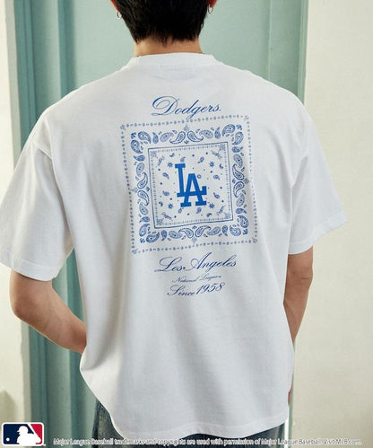 聯名 MLB 後背頭巾印花 T恤