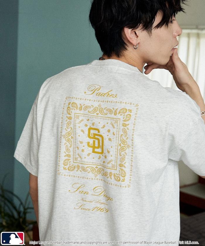 聯名 MLB 後背頭巾印花 T恤