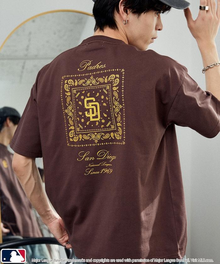 聯名 MLB 後背頭巾印花 T恤