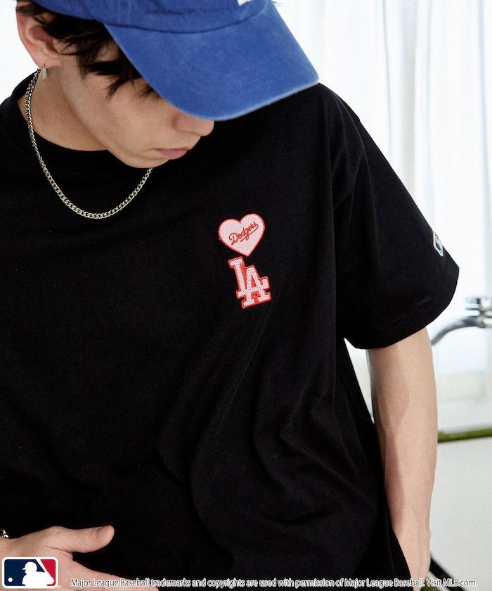 聯名款 MLB 單點心形圖案 T恤