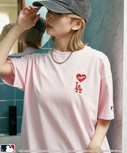 聯名款 MLB 單點心形圖案 T恤