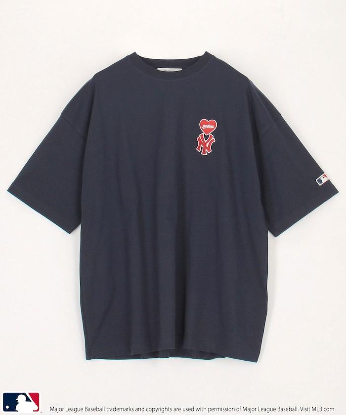 聯名款 MLB 單點心形圖案 T恤