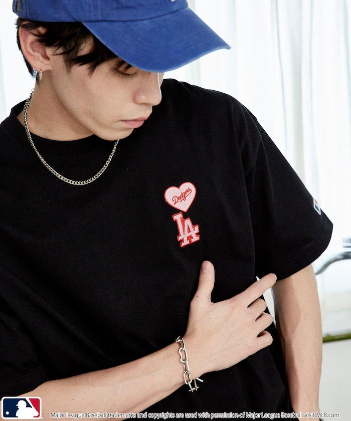 聯名款 MLB 單點心形圖案 T恤