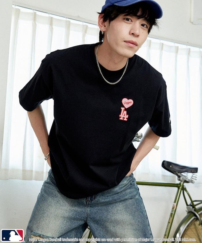 聯名款 MLB 單點心形圖案 T恤