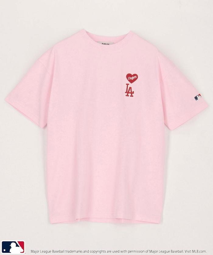 聯名款 MLB 單點心形圖案 T恤