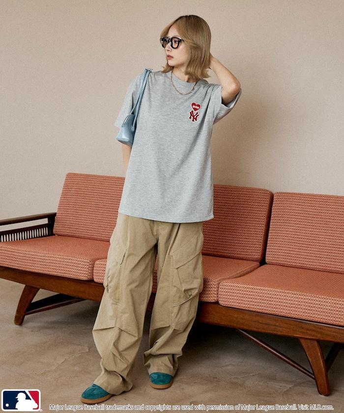 聯名款 MLB 單點心形圖案 T恤