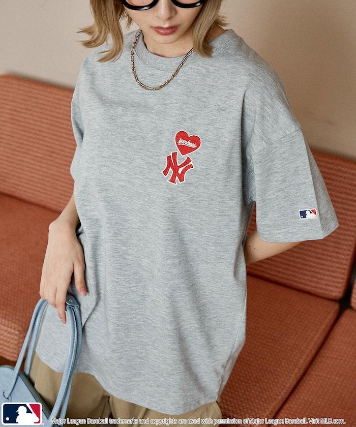 聯名款 MLB 單點心形圖案 T恤