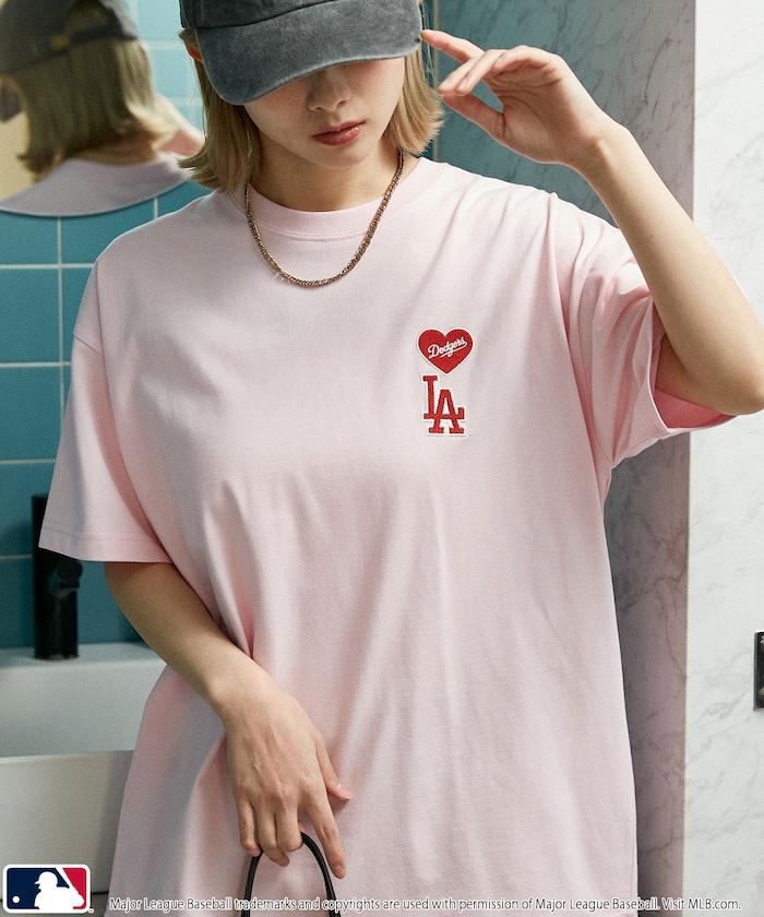 聯名款 MLB 單點心形圖案 T恤