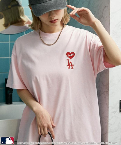 聯名款 MLB 單點心形圖案 T恤