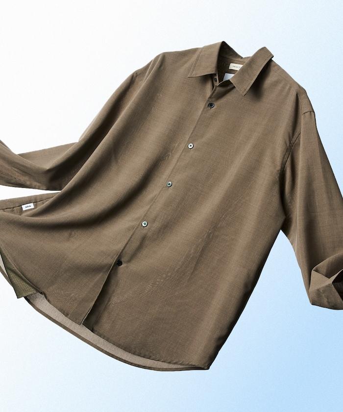 AiRide/エアライド 寬鬆版 常規領 可收納 吸水速幹 防紫外線 長袖襯衫