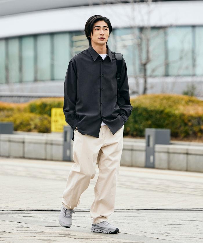 AiRide/エアライド 寬鬆版 常規領 可收納 吸水速幹 防紫外線 長袖襯衫