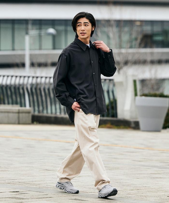 AiRide/エアライド 寬鬆版 常規領 可收納 吸水速幹 防紫外線 長袖襯衫