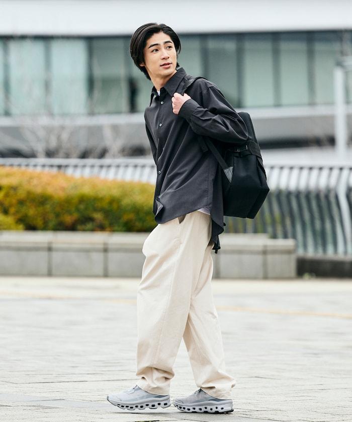 AiRide/エアライド 寬鬆版 常規領 可收納 吸水速幹 防紫外線 長袖襯衫