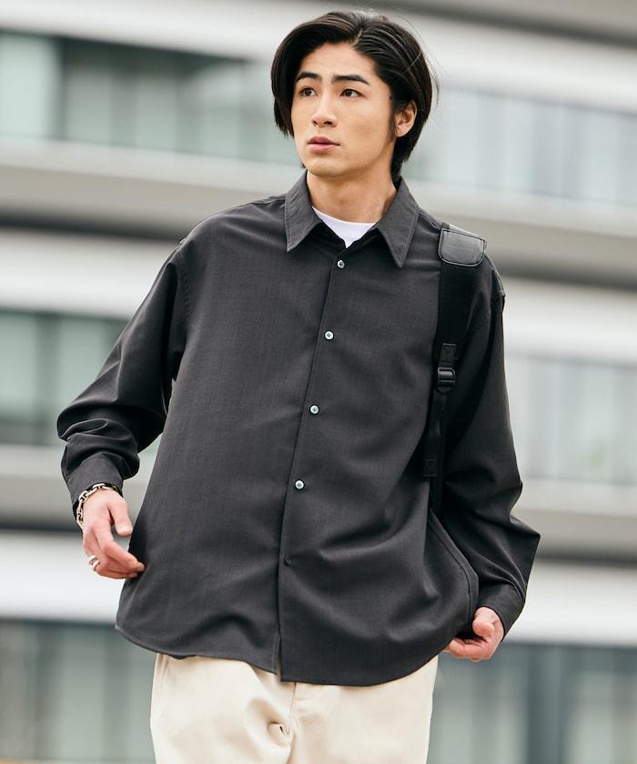 AiRide/エアライド 寬鬆版 常規領 可收納 吸水速幹 防紫外線 長袖襯衫