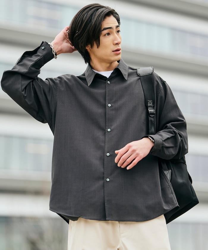 AiRide/エアライド 寬鬆版 常規領 可收納 吸水速幹 防紫外線 長袖襯衫