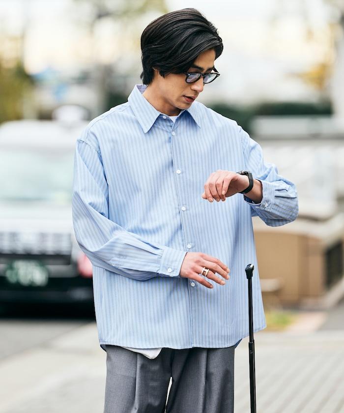 AiRide/エアライド 寬鬆版 常規領 可收納 吸水速幹 防紫外線 長袖襯衫