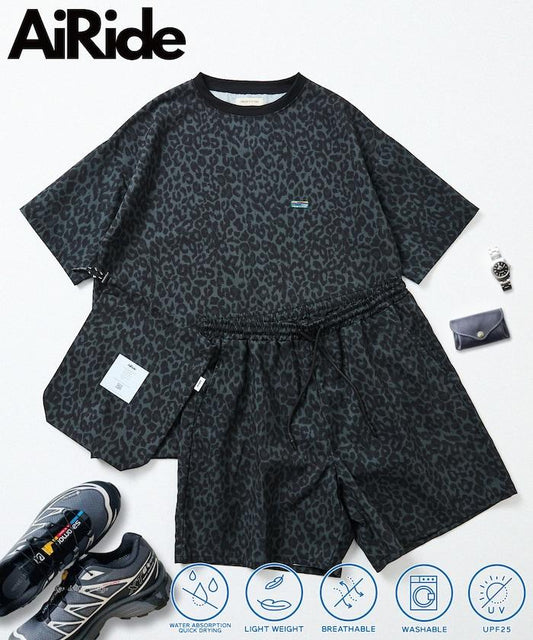 AiRide/エアライド 可收納 圓領套頭 休閒短褲 套裝
