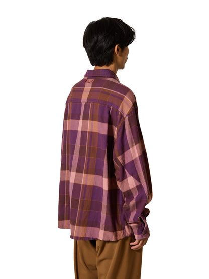 CRAFTED WORK SHIRTS / INIDIA COTTON FLANNEL MADRAS 襯衫
