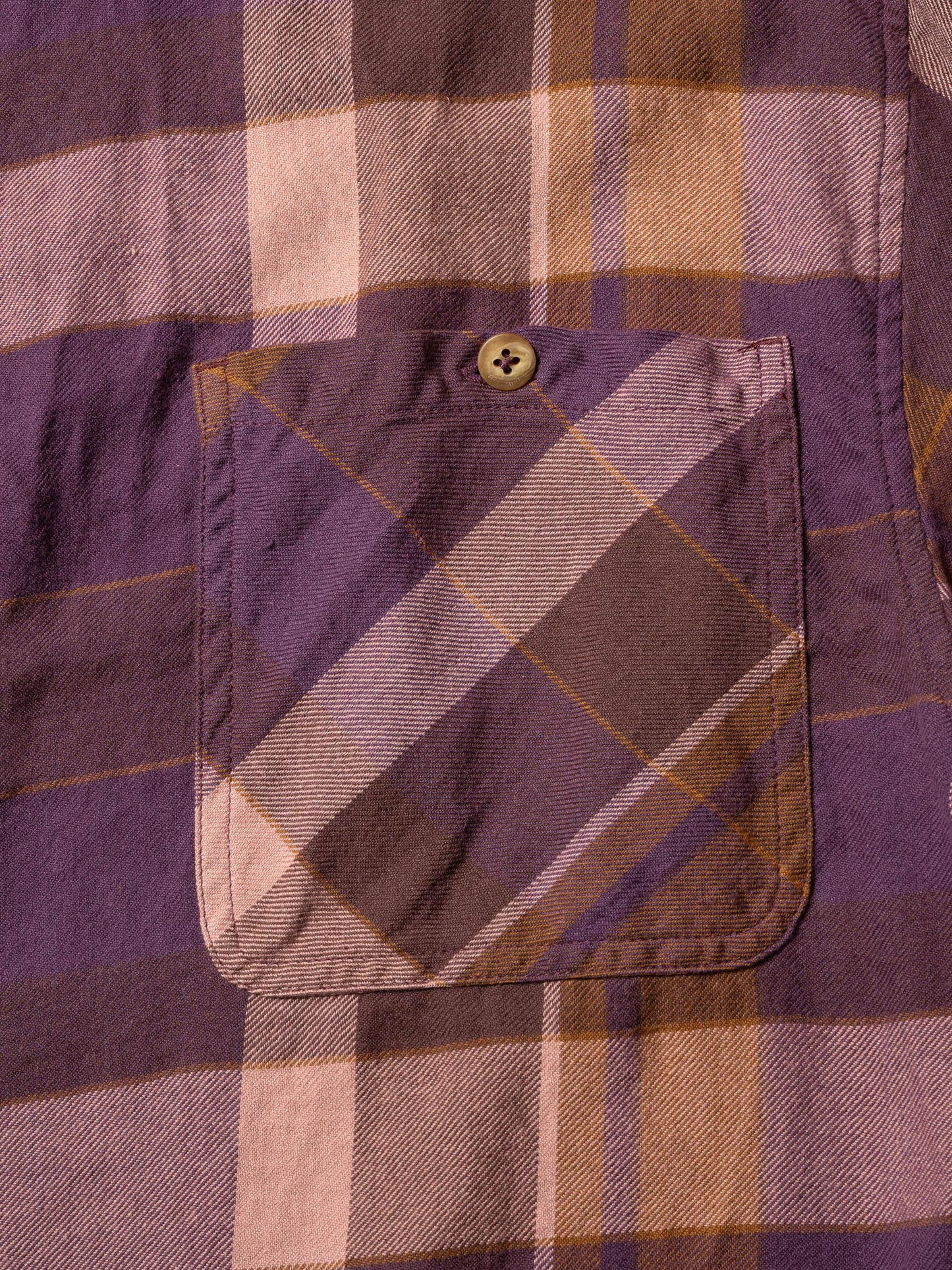 CRAFTED WORK SHIRTS / INIDIA COTTON FLANNEL MADRAS 襯衫
