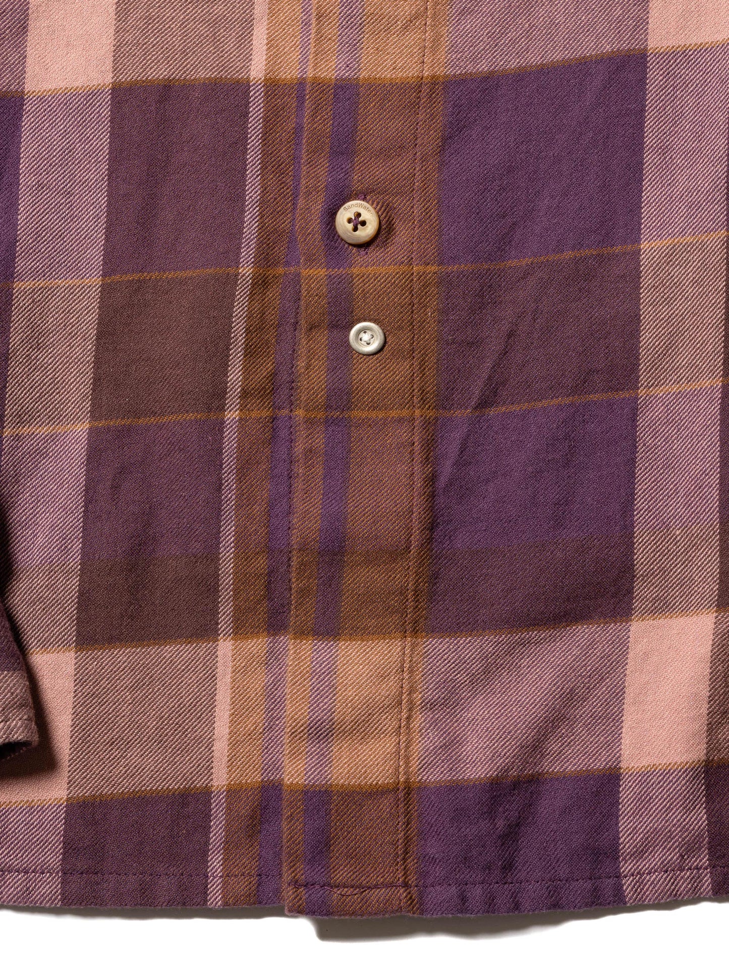 CRAFTED WORK SHIRTS / INIDIA COTTON FLANNEL MADRAS 襯衫