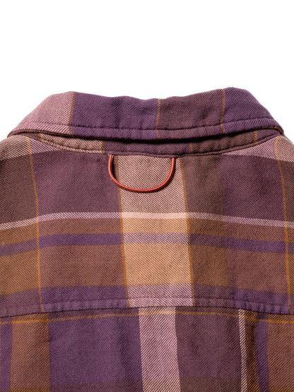 CRAFTED WORK SHIRTS / INIDIA COTTON FLANNEL MADRAS 襯衫