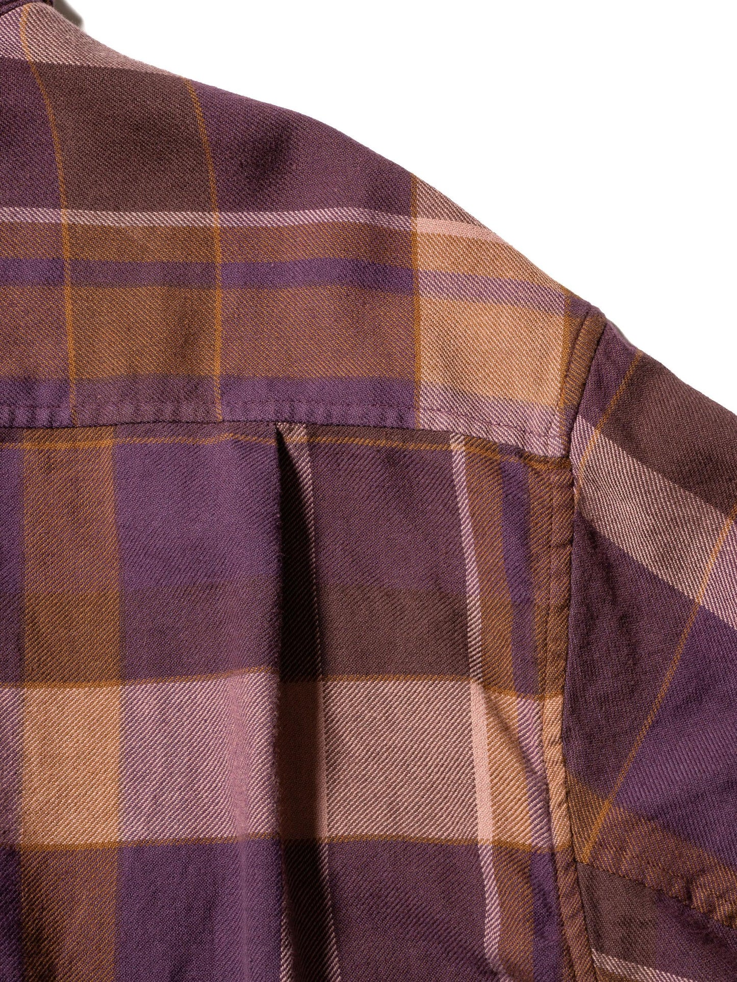 CRAFTED WORK SHIRTS / INIDIA COTTON FLANNEL MADRAS 襯衫