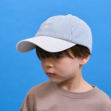 細條紋拼色棒球帽