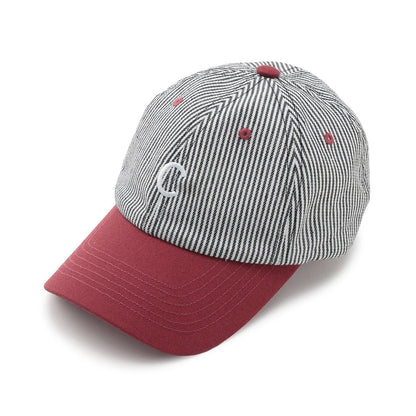 細條紋拼色棒球帽
